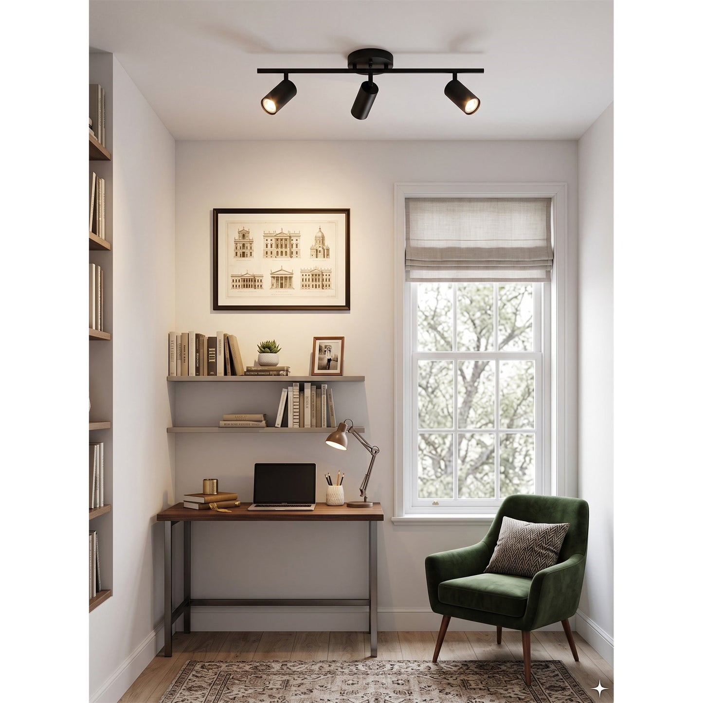 Quartzite Adjustable Head Wall/Ceiling Lamp