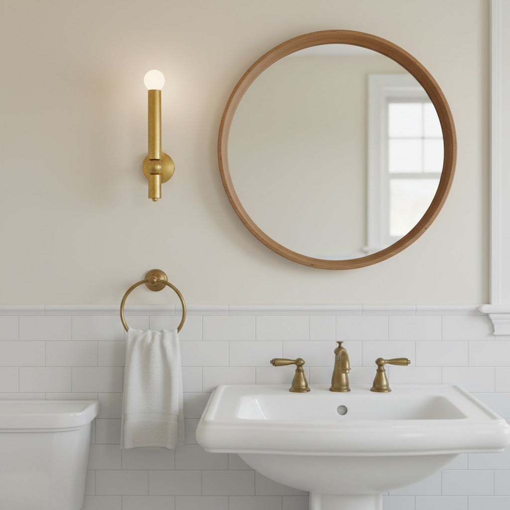 Quartzite Brass Wall Lamp