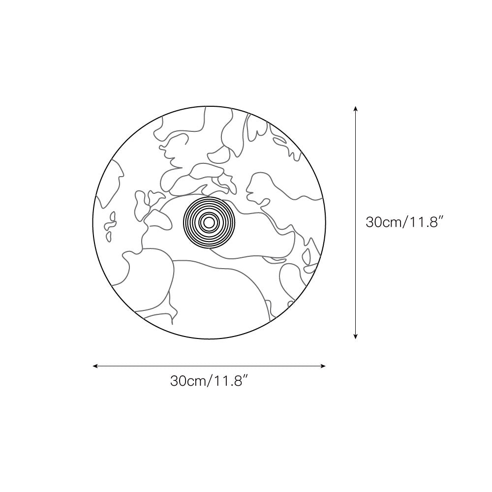 Isolde Round Marble Sconce