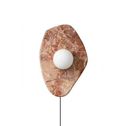Gilia Marble Plug-in Wall Lamp