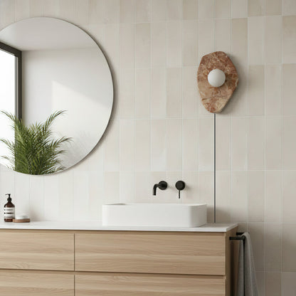 Gilia Marble Plug-in Wall Lamp