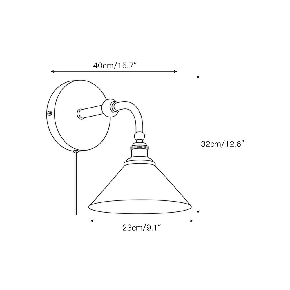 Alentejo Plug-in Wall Sconce