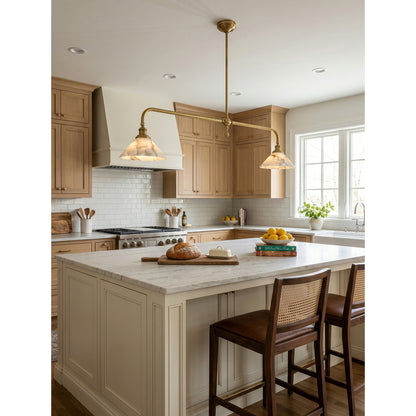 Thetford Alabaster Pendant Light