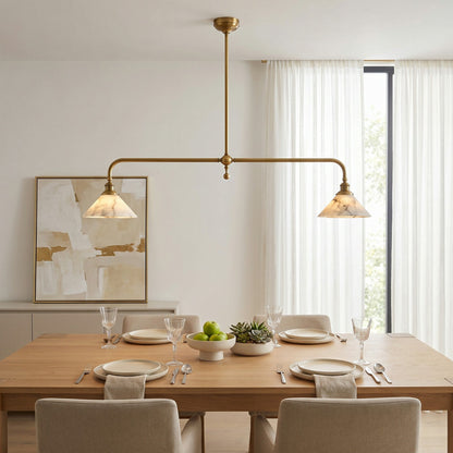 Thetford Alabaster Pendant Light