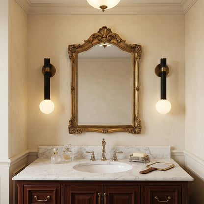 Opal Globe Wall Sconce