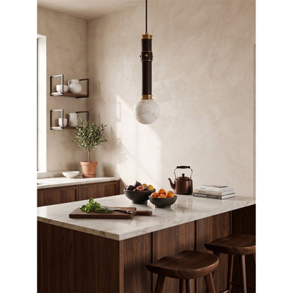 Opal Alabaster Globe Pendant Lamp