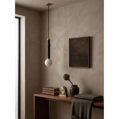 Opal Alabaster Globe Pendant Lamp