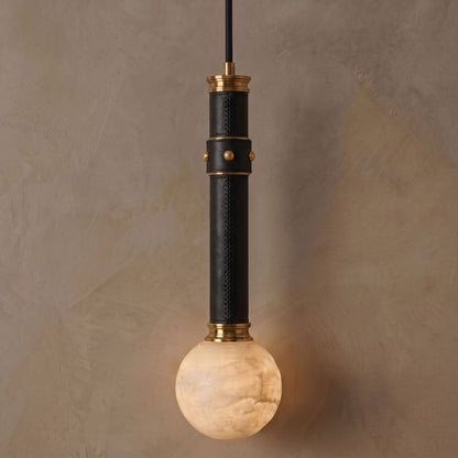 Opal Alabaster Globe Pendant Lamp