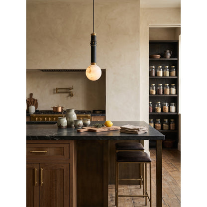 Opal Alabaster Globe Pendant Lamp