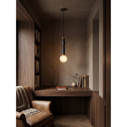 Opal Alabaster Globe Pendant Lamp