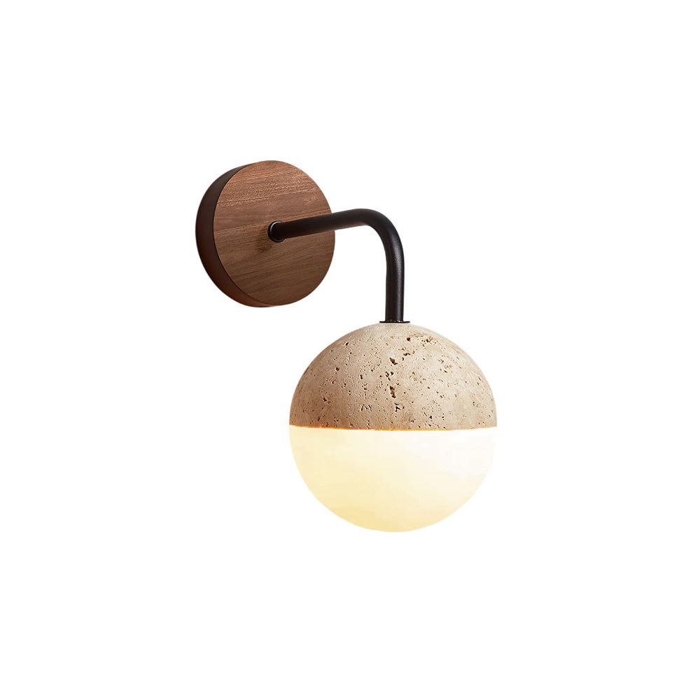 Riyn Travertine Wall Lamp