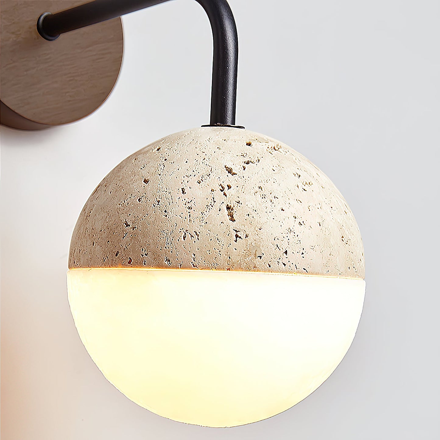 Riyn Travertine Wall Lamp