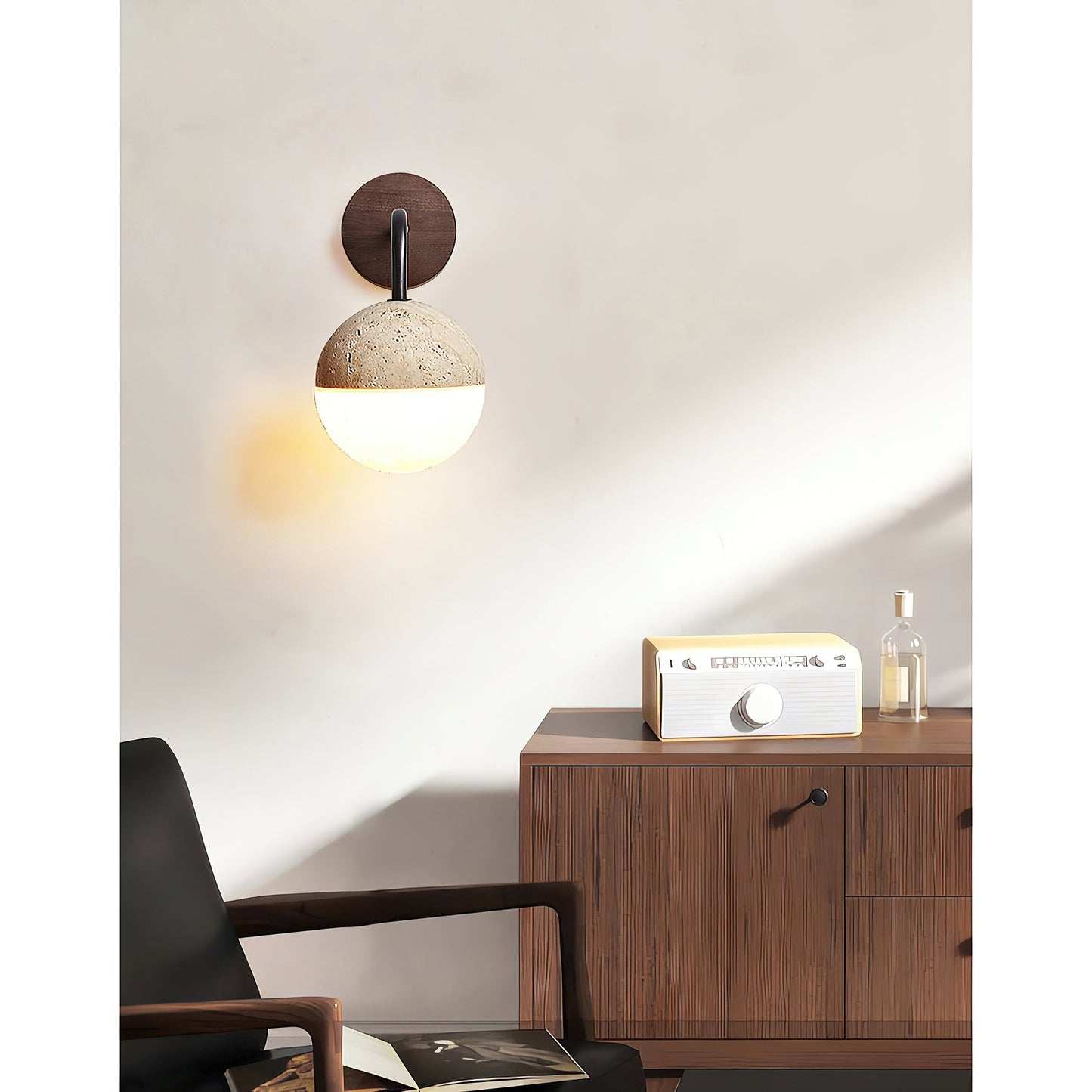 Riyn Travertine Wall Lamp