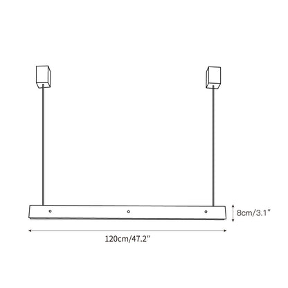 Tile Linear Pendant Lamp