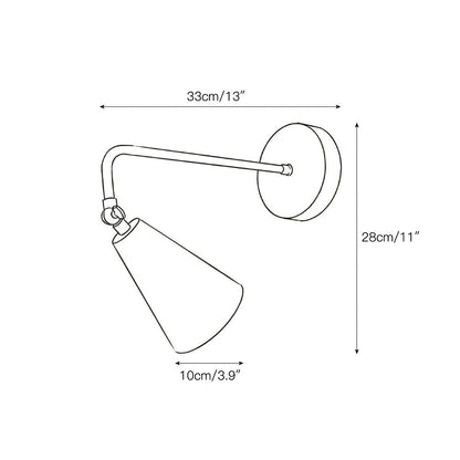 Tilt Cone Wall Lamp