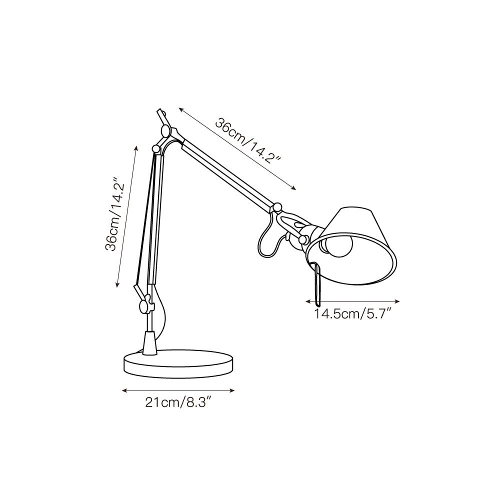 Maren Aluminum Desk Lamp
