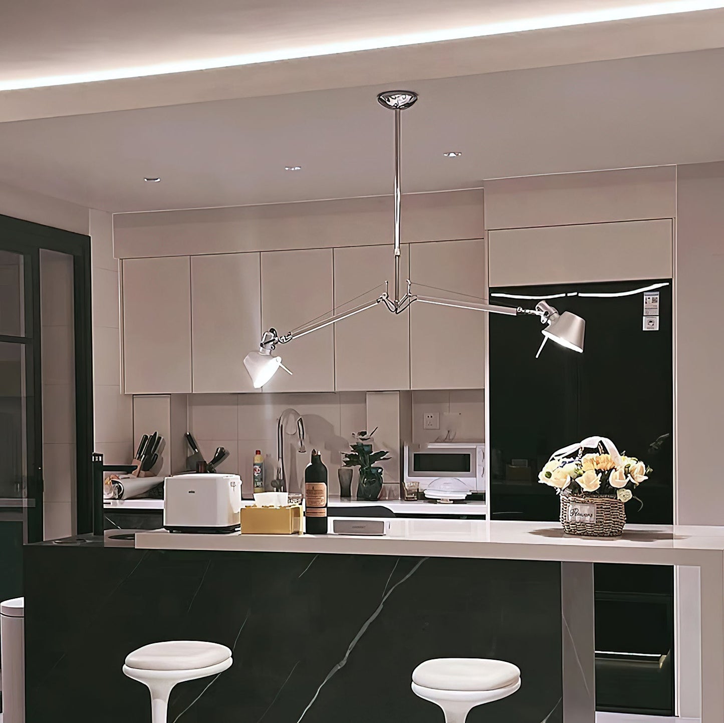 Dovora Rocker Arm Pendant Lamp