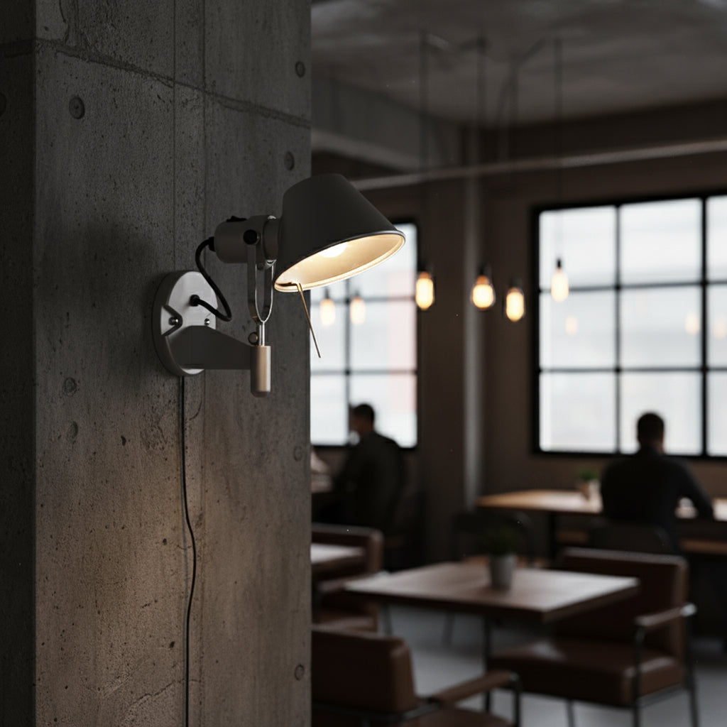 Dovora Rocker Arm Plug-in Sconce