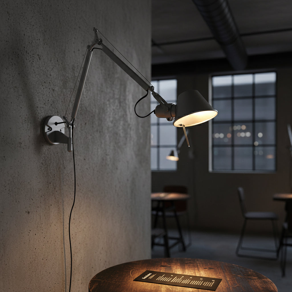 Dovora Rocker Arm Plug-in Sconce