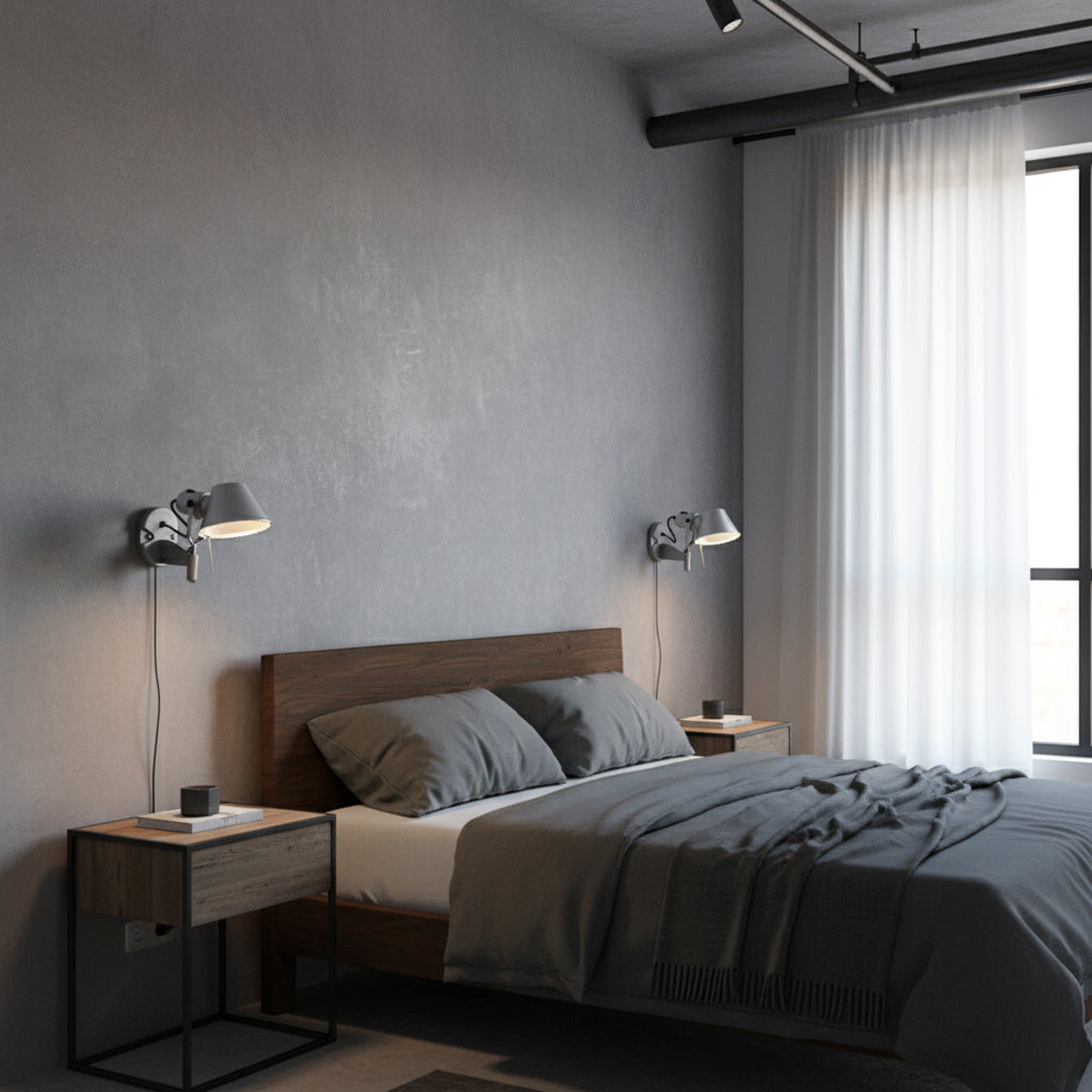 Dovora Rocker Arm Plug-in Sconce