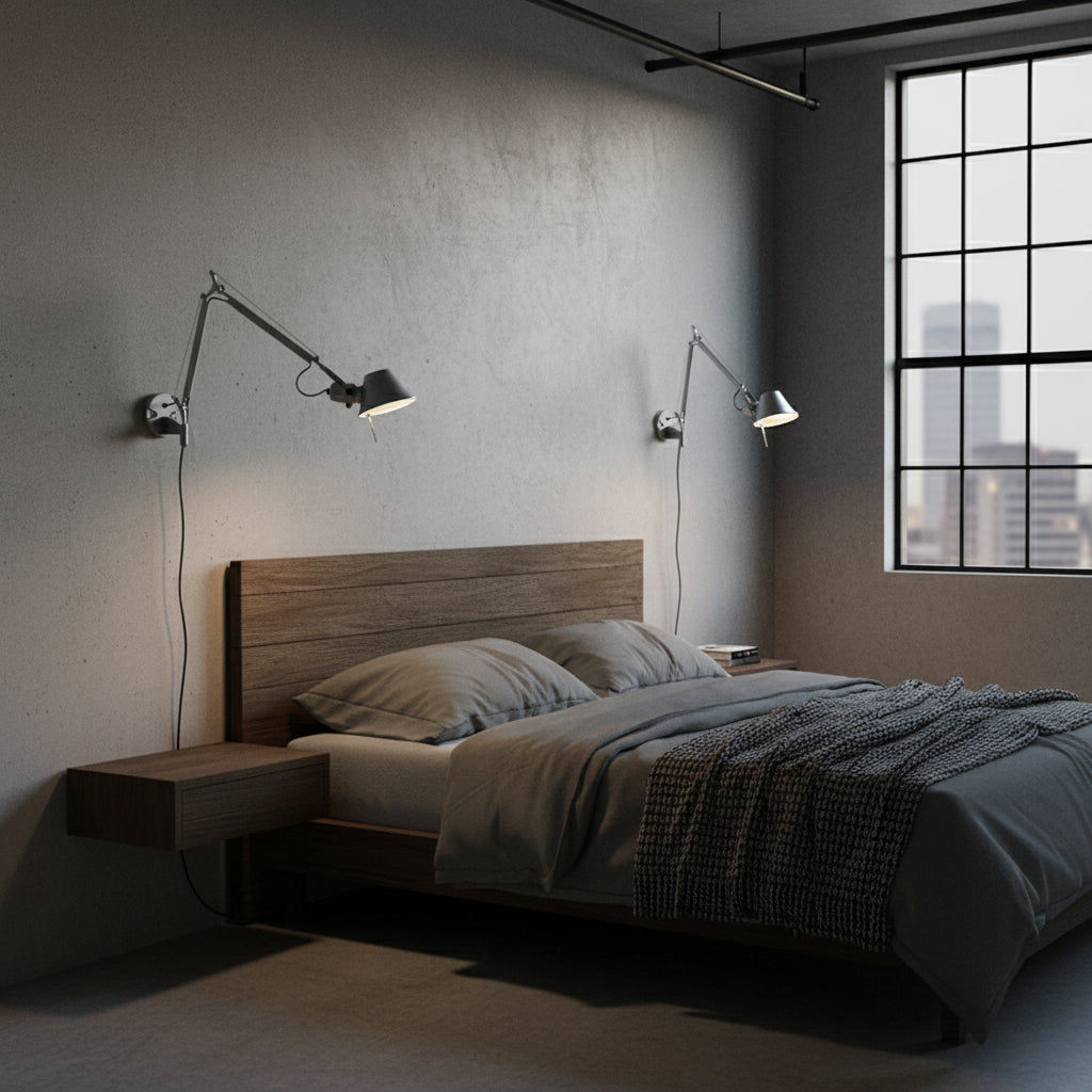 Dovora Rocker Arm Plug-in Sconce