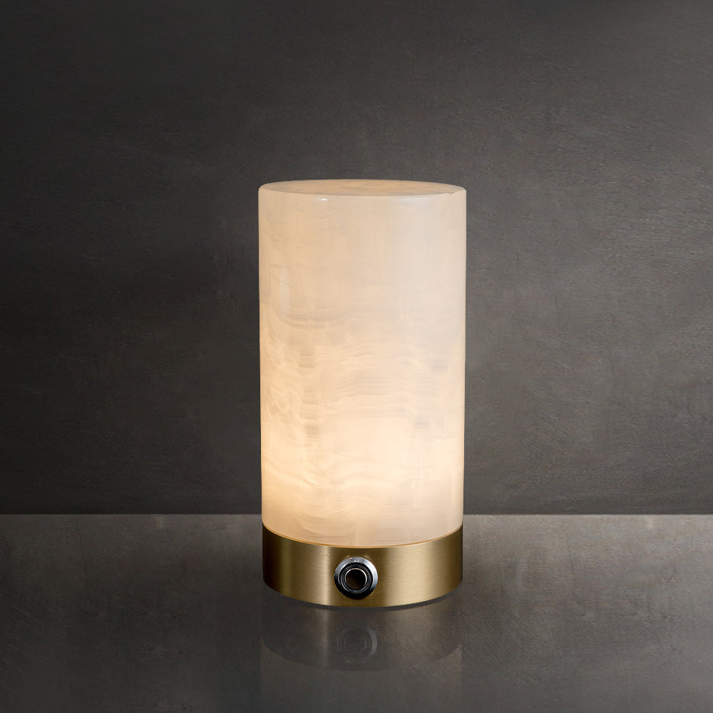 Kelvin Alabaster Table Lamp (built-in battery)
