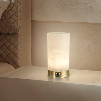 Kelvin Alabaster Table Lamp (built-in battery)
