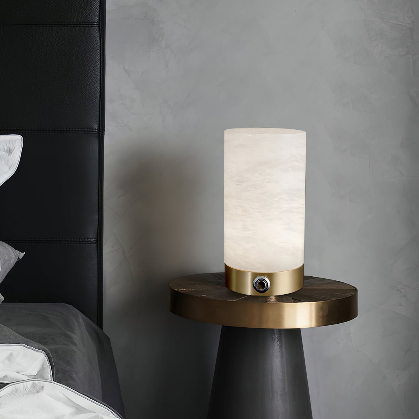 Kelvin Alabaster Table Lamp (built-in battery)