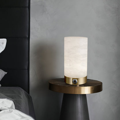 Kelvin Alabaster Table Lamp (built-in battery)