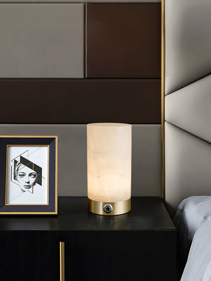 Kelvin Alabaster Table Lamp (built-in battery)