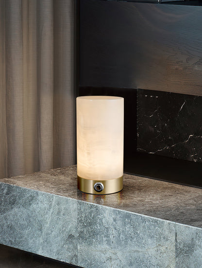 Kelvin Alabaster Table Lamp (built-in battery)