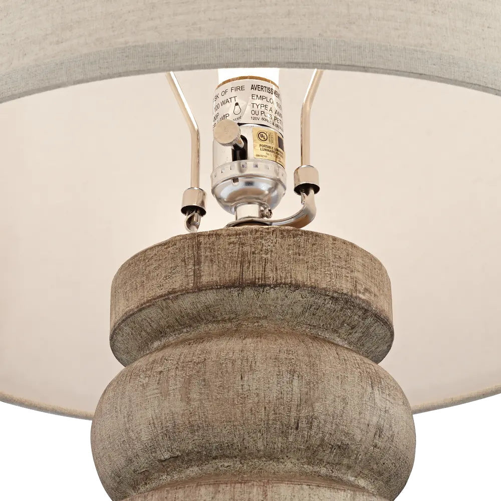 Kelvin Natural Wood Table Lamp
