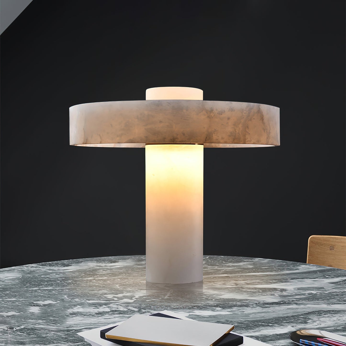 Tramonto Alabaster Table Lamp