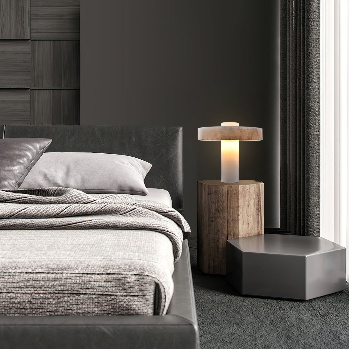 Tramonto Alabaster Table Lamp