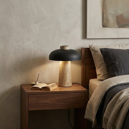 Fena Travertine Table Lamp