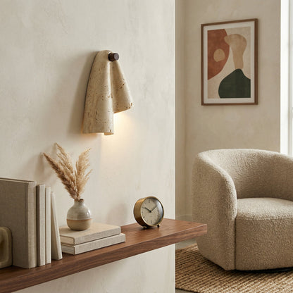 Lumance Travertine Wall Lamp
