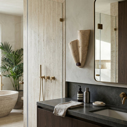 Lumance Travertine Wall Lamp