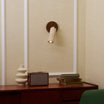 Travertine Mireille Wall Lamp