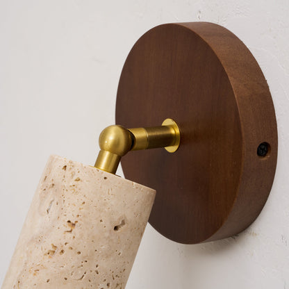 Travertine Mireille Wall Lamp