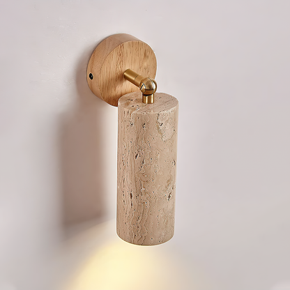 Travertine Mireille Wall Lamp