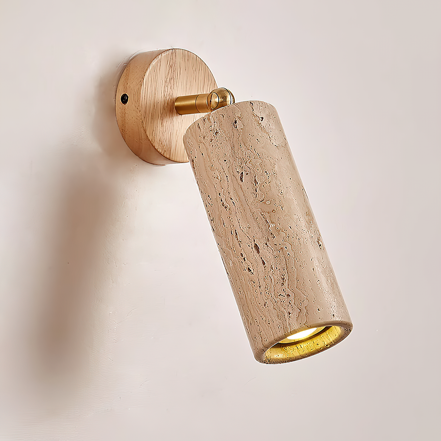 Travertine Mireille Wall Lamp