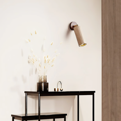 Travertine Mireille Wall Lamp