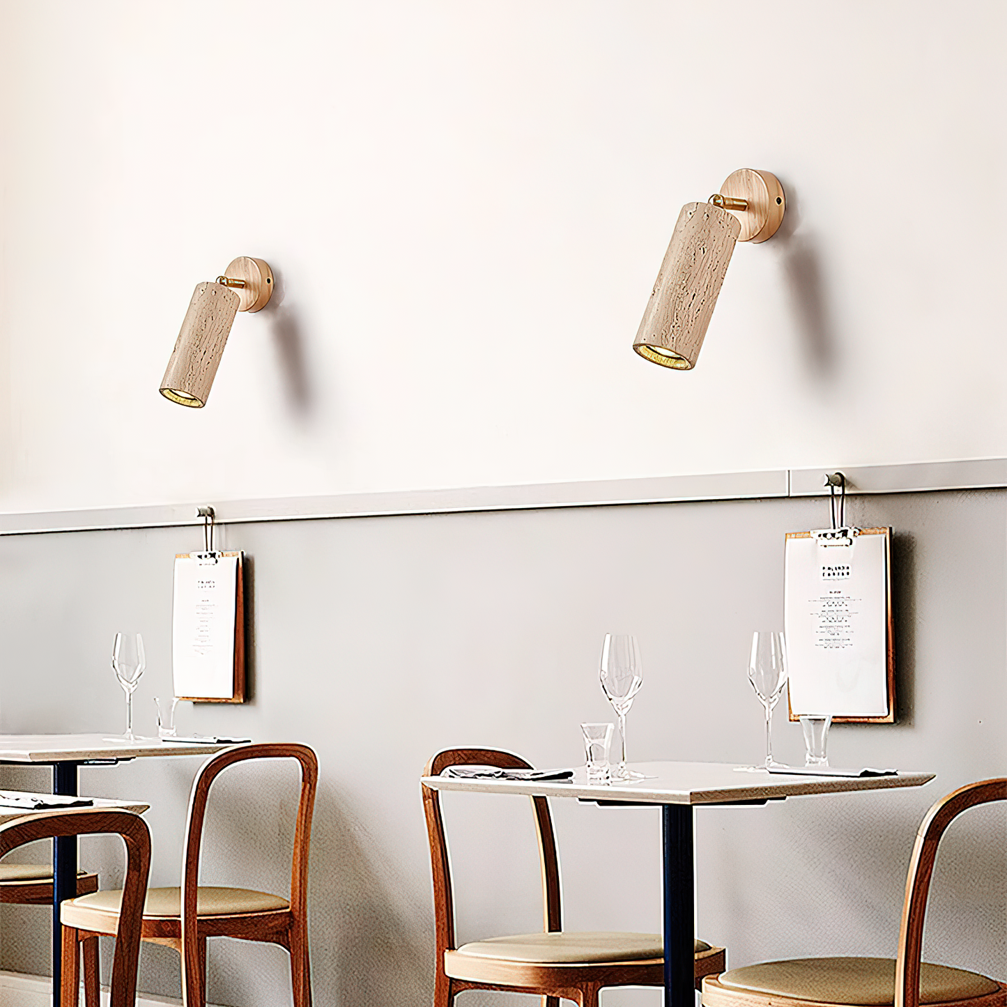 Travertine Mireille Wall Lamp