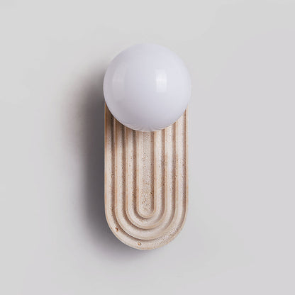 Trent Travertine Wall Lamp
