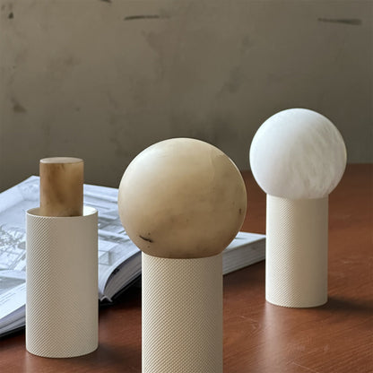 Gilis Alabaster Table Lamp (Built-in Battery)