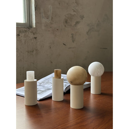 Gilis Alabaster Table Lamp (Built-in Battery)