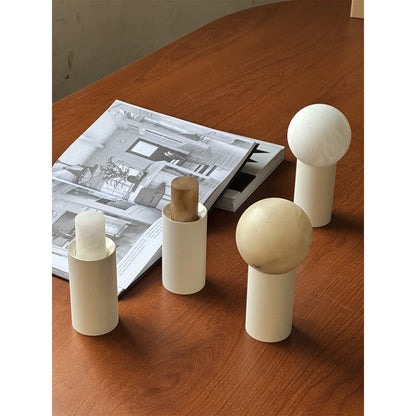 Gilis Alabaster Table Lamp (Built-in Battery)