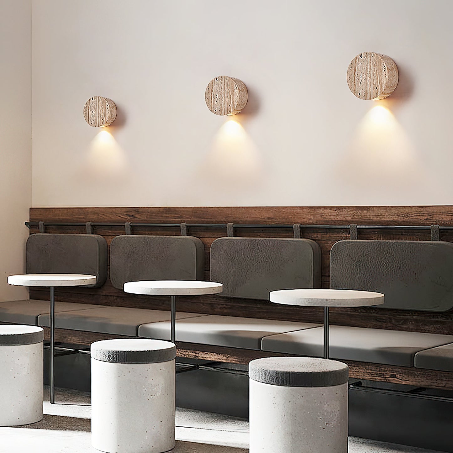 Troia Travertine Wall Lamp