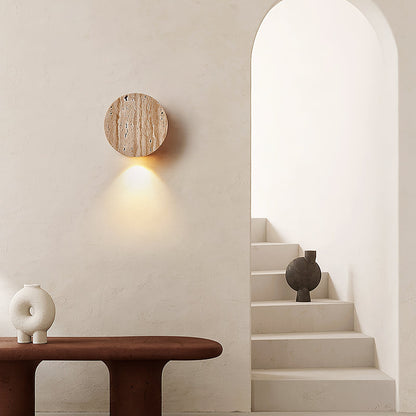 Troia Travertine Wall Lamp