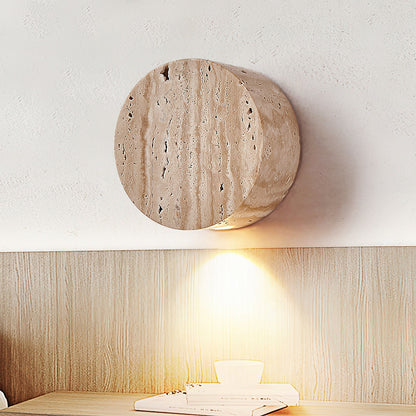 Troia Travertine Wall Lamp
